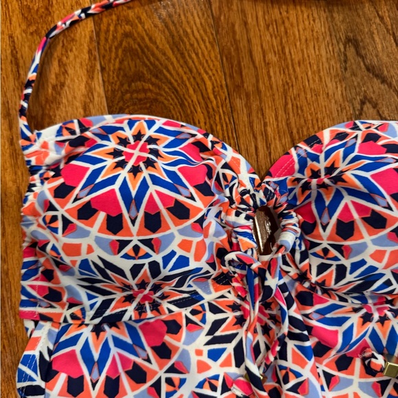 2 NWT Old Navy Colorful and Black Patterned One Piece Swimsuits - Picture 3 of 7